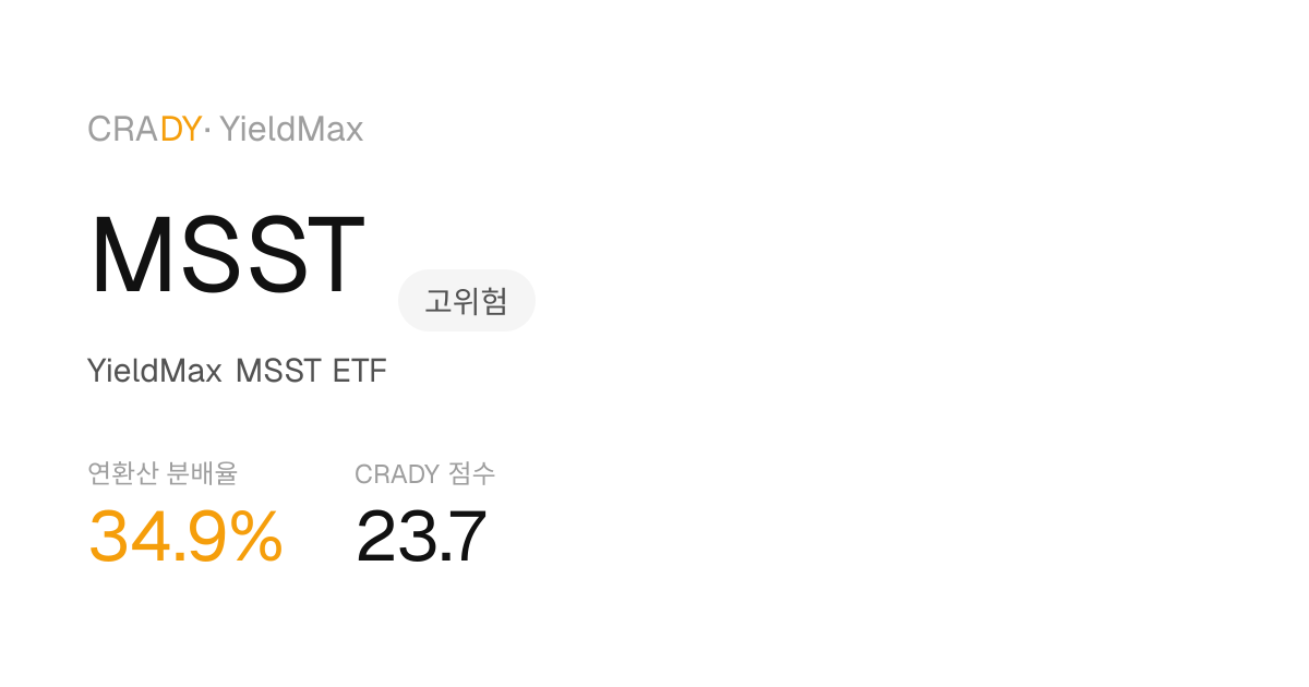MSST Next Dividend Prediction