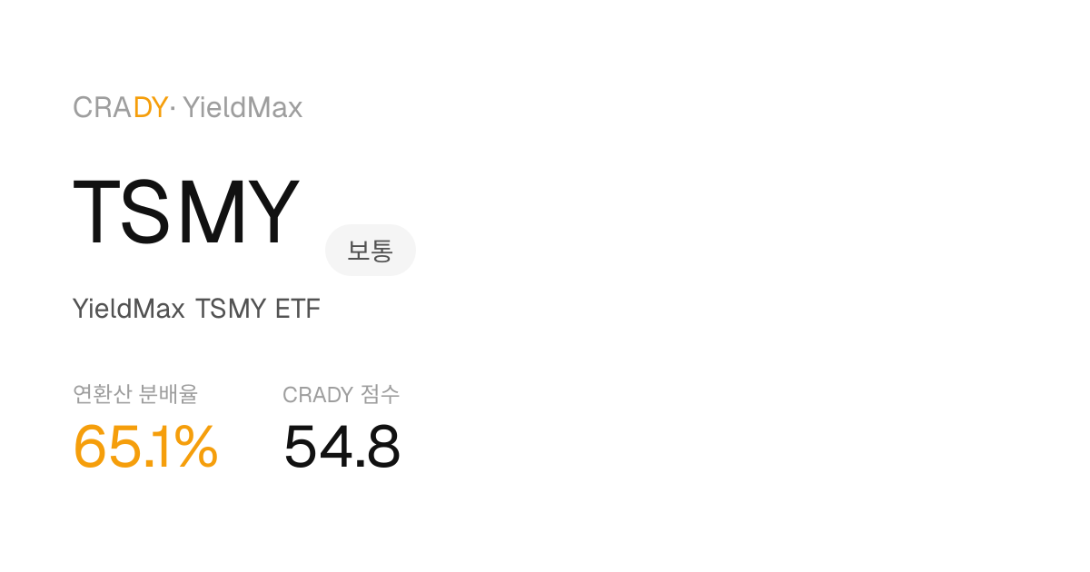 TSMY Next Dividend Prediction