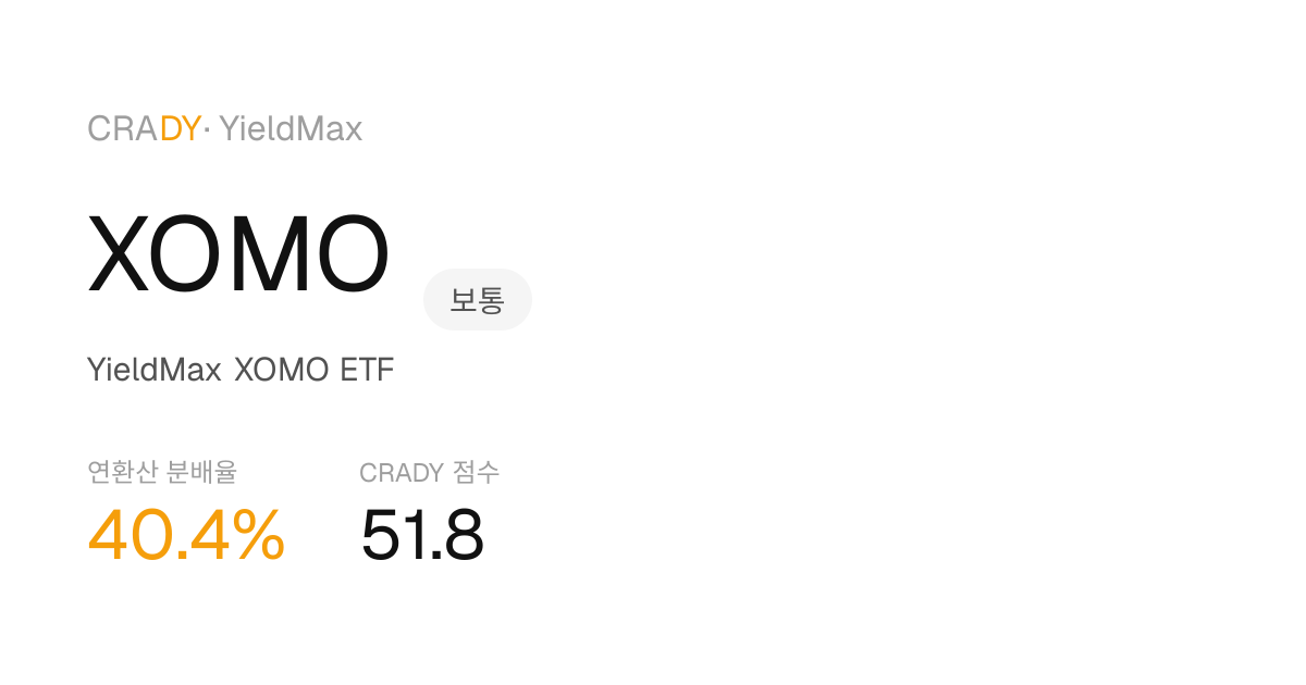XOMO Next Dividend Prediction